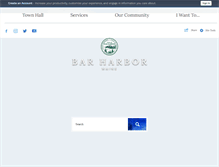 Tablet Screenshot of barharbormaine.gov